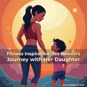 Artistic representation for Fitness Inspiration: Jes Bowen's Journey with Her Daughter