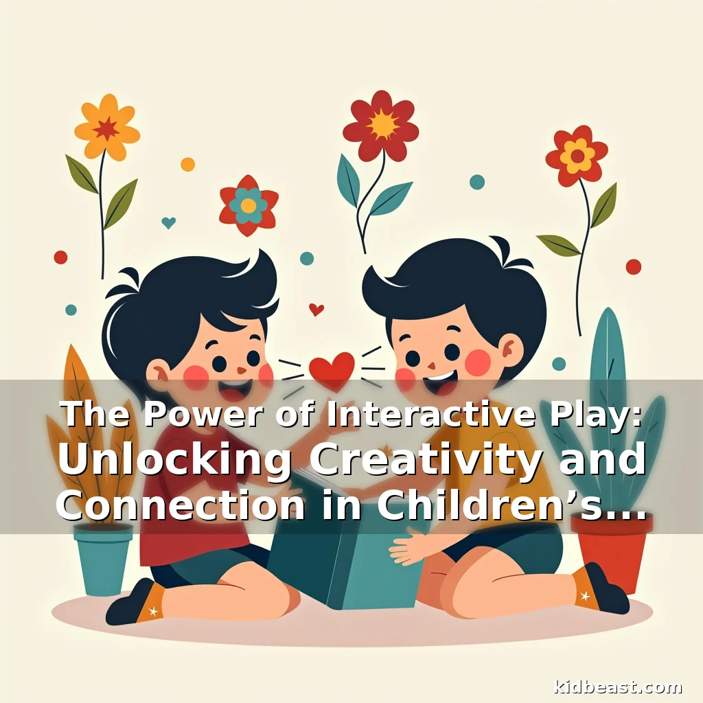 Read more about the article The Power of Interactive Play: Unlocking Creativity and Connection in Children’s Development