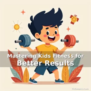 Artistic representation for Mastering Kids Fitness for Better Results