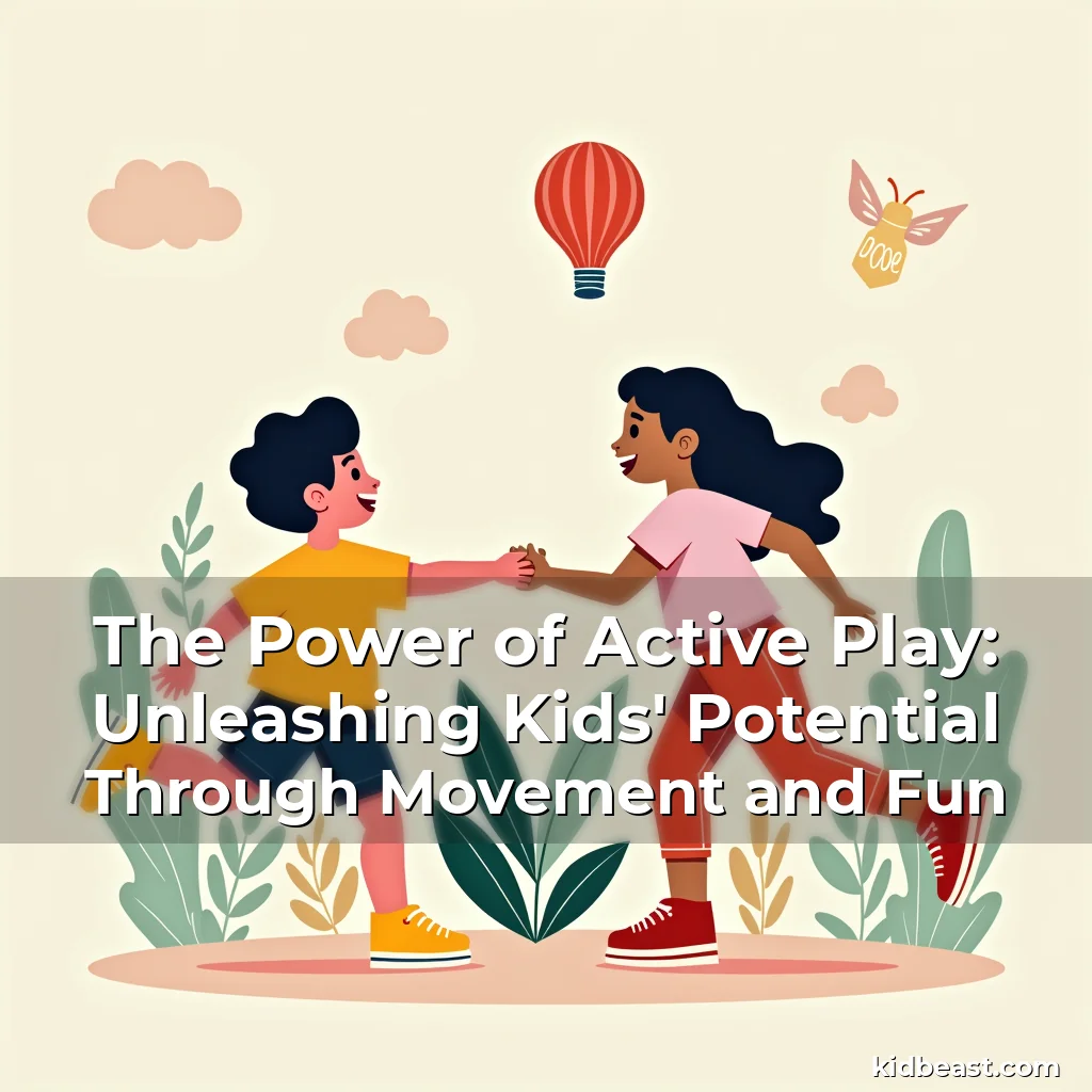 Read more about the article The Power of Active Play: Unleashing Kids’ Potential Through Movement and Fun
